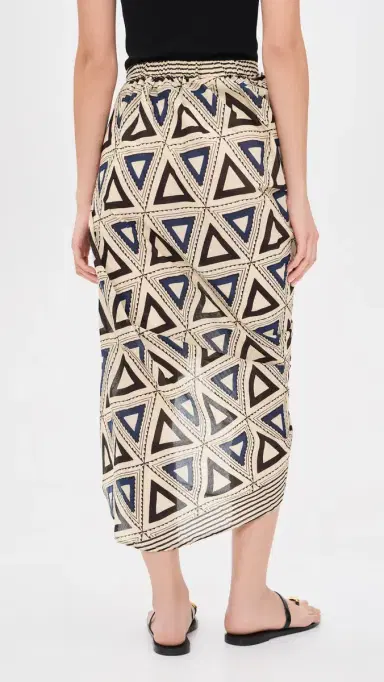 Guadalupe Design Allegra Pareo Skirt Mocha | Thumbnail 3 Guadalupe Design Allegra Pareo Skirt Mocha | Thumbnail 3
