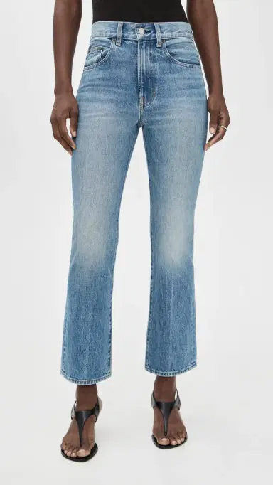 A.L.C. A. L.C. The 009 Cropped Flare Jeans Light Classic Blue 26 | Thumbnail 2