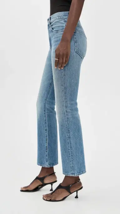 A.L.C. A. L.C. The 009 Cropped Flare Jeans Light Classic Blue 26 | Thumbnail 4
