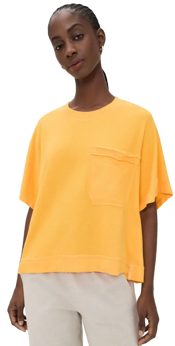 Free People Staycation Sleep Tee Banana Citrus