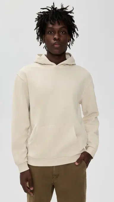 Marine Layer Relaxed Cloud 9 Fleece Hoodie Whitecap | Thumbnail 2 Marine Layer Relaxed Cloud 9 Fleece Hoodie Whitecap | Thumbnail 2