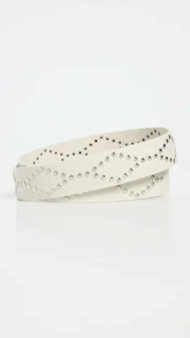 Isabel Marant Liliana Belt Chalk/Silver | Thumbnail 4