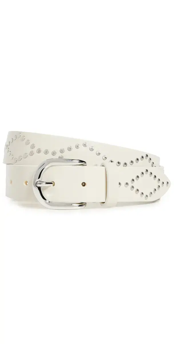 Isabel Marant Liliana Belt Chalk/Silver