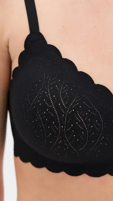b.tempt'd by Wacoal b. tempt'd by Wacoal B. Wow'd Lace Wirefree Bra Night S | Thumbnail 5