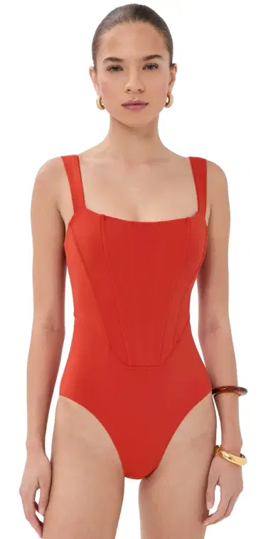 Staud Adelaide One Piece Flame M | Thumbnail 1