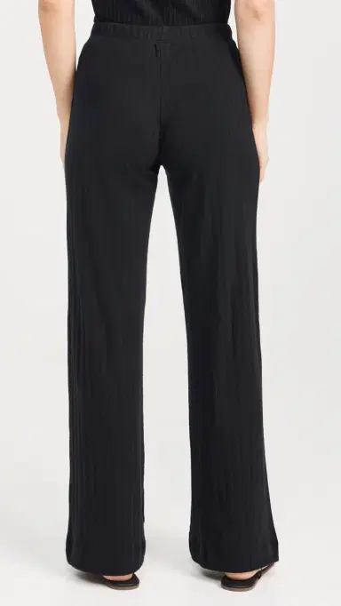 LESET Pointelle Boxer Pants Black | Thumbnail 3