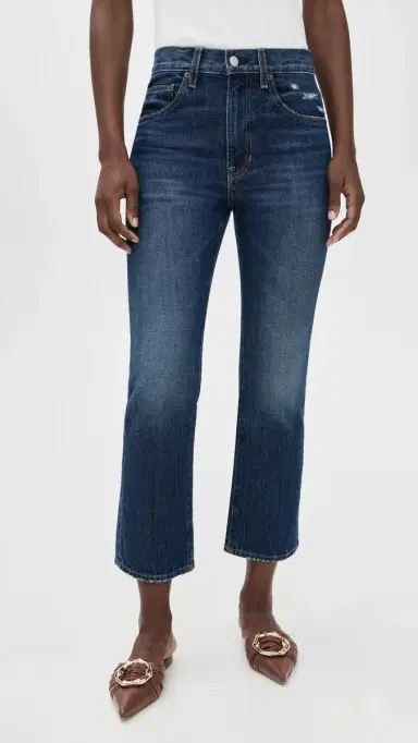 A.L.C. A. L.C. The 009 Cropped Flare Jeans Dark Classic Blue 31 | Thumbnail 2 A.L.C. A. L.C. The 009 Cropped Flare Jeans Dark Classic Blue 31 | Thumbnail 2