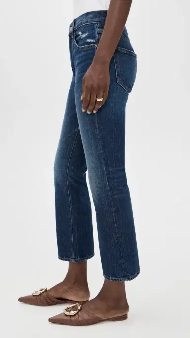 A.L.C. A. L.C. The 009 Cropped Flare Jeans Dark Classic Blue 31 | Thumbnail 4 A.L.C. A. L.C. The 009 Cropped Flare Jeans Dark Classic Blue 31 | Thumbnail 4