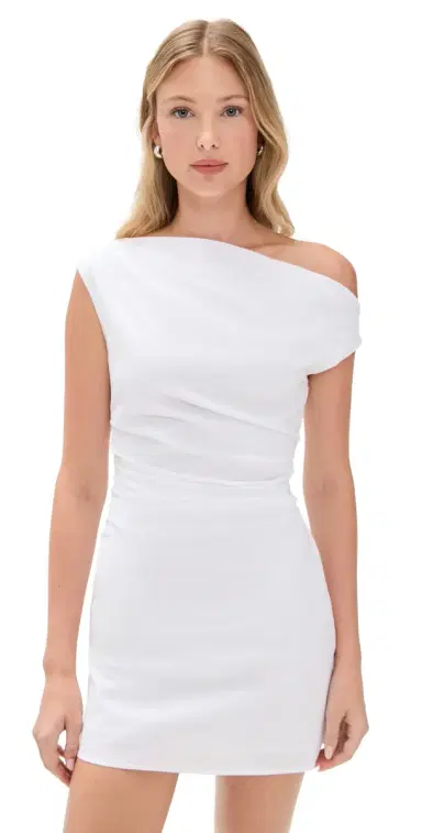 Staud Phare Mini Dress White 2 | Thumbnail 1 Staud Phare Mini Dress White 2 | Thumbnail 1