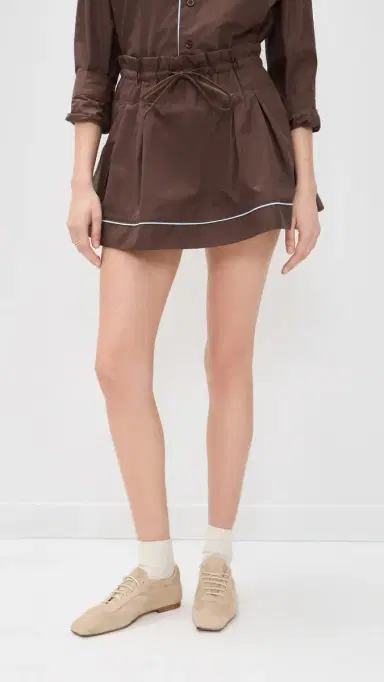 LE BOP Madeleine Skirt Chocolate/ight Blue | Thumbnail 3 LE BOP Madeleine Skirt Chocolate/ight Blue | Thumbnail 3