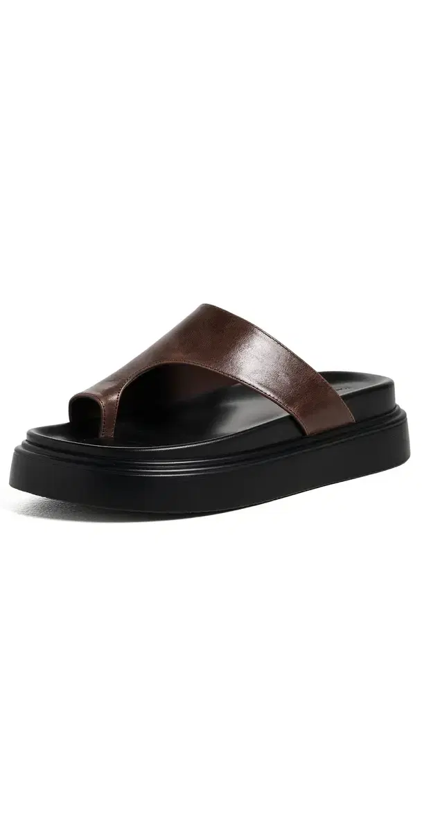 Tony Bianco Jazzy Toe Loop Sandals Choc Vintage