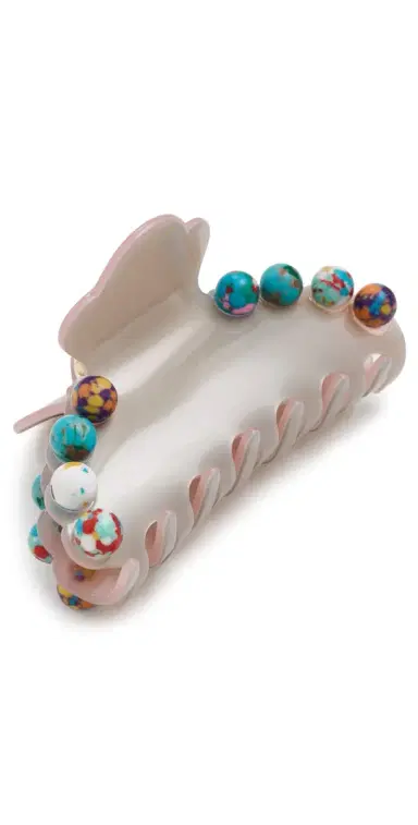 Lele Sadoughi Medium Stone Claw Clip Terrazo Multi One Size | Thumbnail 1