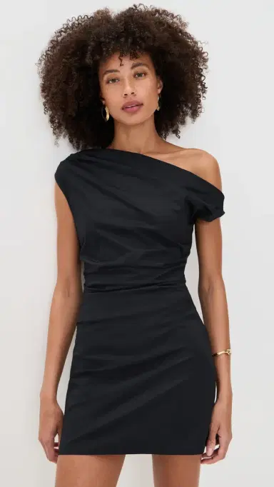 Staud Phare Mini Dress Black | Thumbnail 2