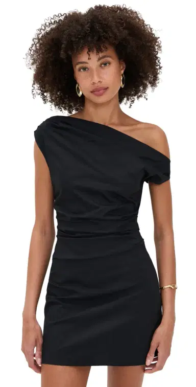 Staud Phare Mini Dress Black | Thumbnail 1