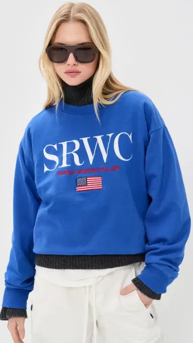 Sporty & Rich Nautical Pullover Team Blue M | Thumbnail 2 Sporty & Rich Nautical Pullover Team Blue M | Thumbnail 2