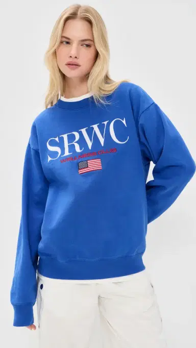 Sporty & Rich Nautical Pullover Team Blue M | Thumbnail 3 Sporty & Rich Nautical Pullover Team Blue M | Thumbnail 3