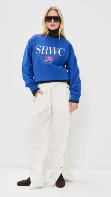 Sporty & Rich Nautical Pullover Team Blue M | Thumbnail 6 Sporty & Rich Nautical Pullover Team Blue M | Thumbnail 6