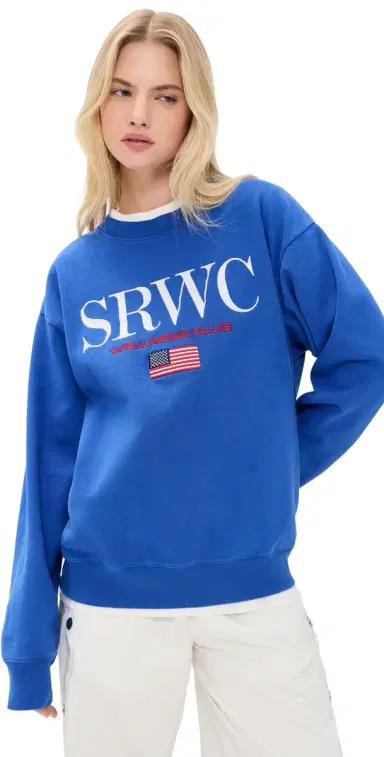 Sporty & Rich Nautical Pullover Team Blue M | Thumbnail 1 Sporty & Rich Nautical Pullover Team Blue M | Thumbnail 1