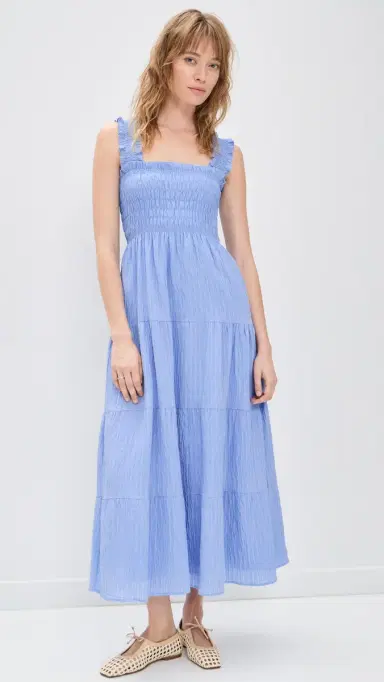 Hill House Home The Kimmy Nap Dress Bluebird L | Thumbnail 2 Hill House Home The Kimmy Nap Dress Bluebird L | Thumbnail 2