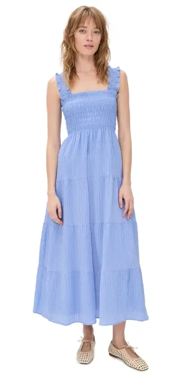 Hill House Home The Kimmy Nap Dress Bluebird L | Thumbnail 1 Hill House Home The Kimmy Nap Dress Bluebird L | Thumbnail 1