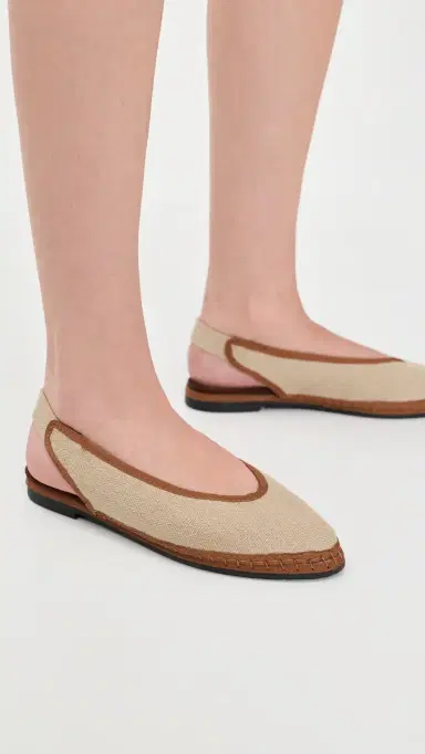 Flabelus Narnia Slingback Flats | Thumbnail 3