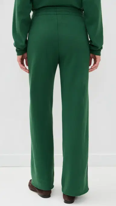 State & Lake Pippa Track Pants Racing Green/Denim L | Thumbnail 3