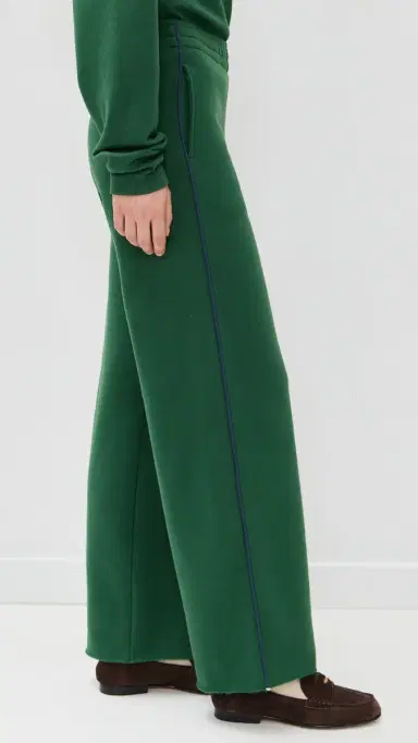 State & Lake Pippa Track Pants Racing Green/Denim L | Thumbnail 4