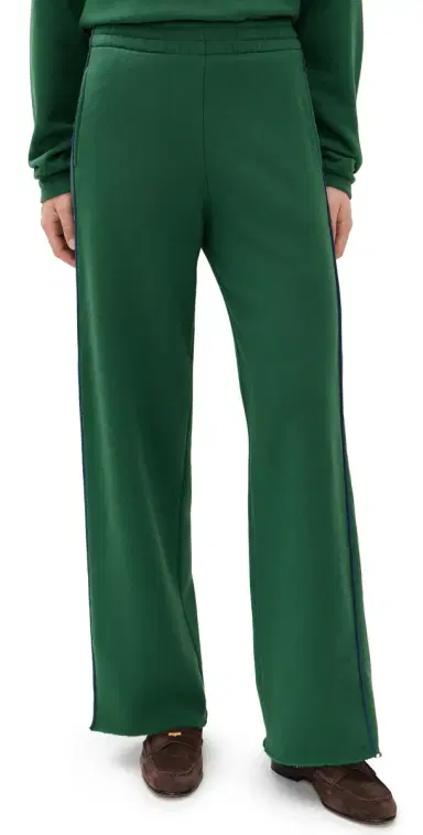 State & Lake Pippa Track Pants Racing Green/Denim L | Thumbnail 1