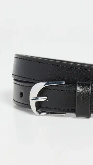 Frame Petite Twist Buckle Belt Noir | Thumbnail 5