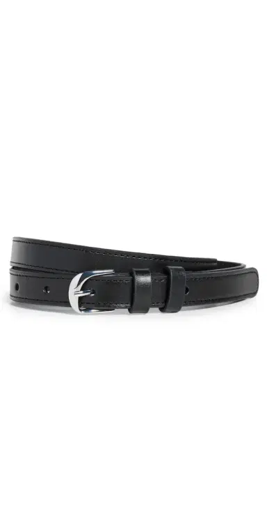 Frame Petite Twist Buckle Belt Noir | Thumbnail 1