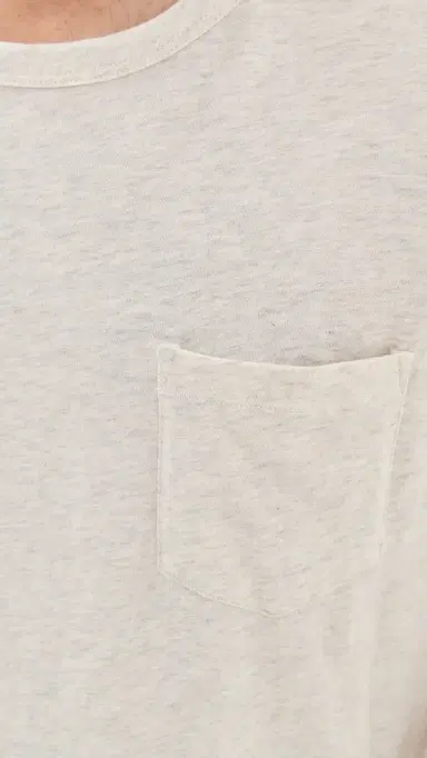 Faherty Sunwashed Pocket Tee Island Dune Heather | Thumbnail 6 Faherty Sunwashed Pocket Tee Island Dune Heather | Thumbnail 6