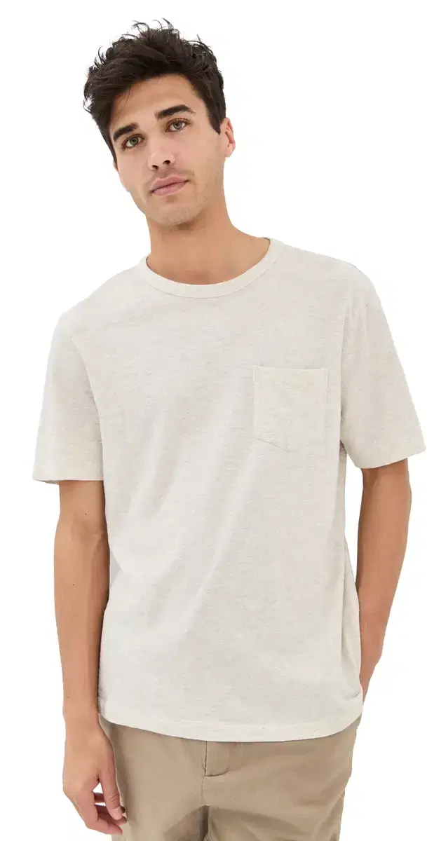 unwashed Pocket Tee Island Dune Heather