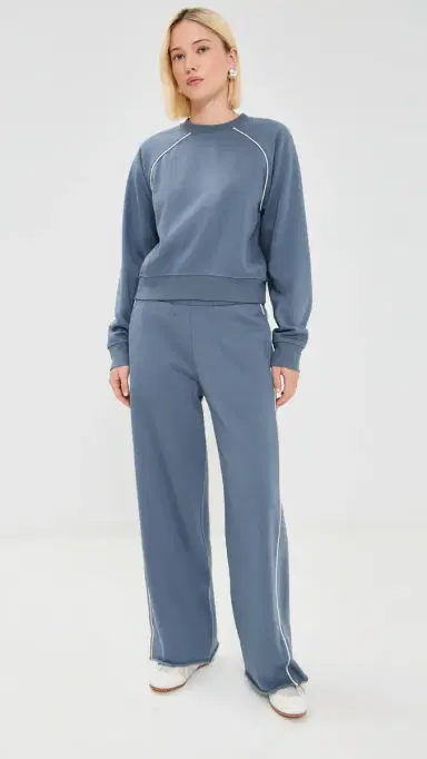 State & Lake Pippa Track Pants Denim/ | Thumbnail 5 State & Lake Pippa Track Pants Denim/ | Thumbnail 5