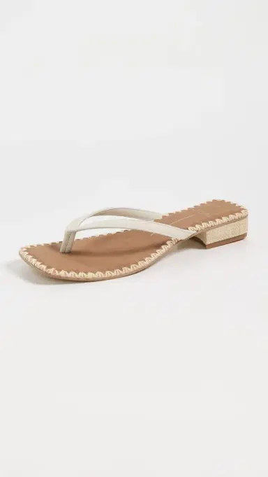 Dolce Vita Barty Sandals White Leather 6 | Thumbnail 2 Dolce Vita Barty Sandals White Leather 6 | Thumbnail 2