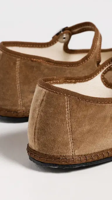 Vibi Venezia Velvet Mary Janes Flats Torcello | Thumbnail 4