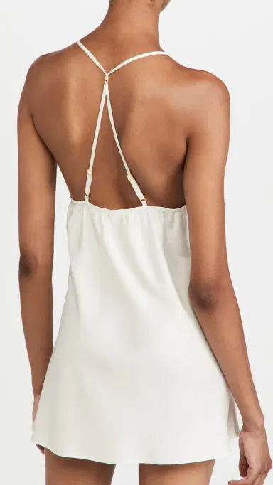 Flora Nikrooz Kylie Charmeuse Chemise Ivory L | Thumbnail 3 Flora Nikrooz Kylie Charmeuse Chemise Ivory L | Thumbnail 3