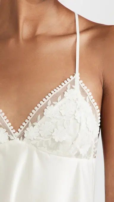 Flora Nikrooz Kylie Charmeuse Chemise Ivory L | Thumbnail 6 Flora Nikrooz Kylie Charmeuse Chemise Ivory L | Thumbnail 6