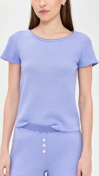 Cozyland by Morgan Lane Baby Jean Tee Lilac Moon ointelle | Thumbnail 2