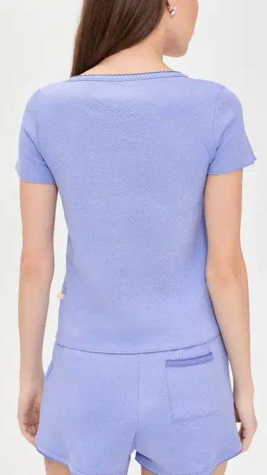 Cozyland by Morgan Lane Baby Jean Tee Lilac Moon ointelle | Thumbnail 3