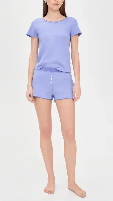 Cozyland by Morgan Lane Baby Jean Tee Lilac Moon ointelle | Thumbnail 5