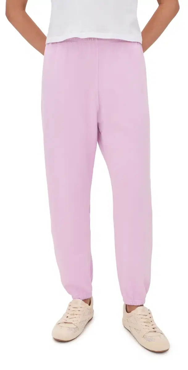Johnny French Terry Easy Sweatpants Sugar Pink
