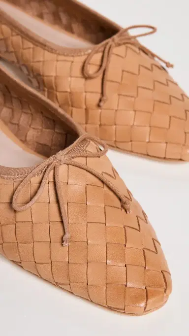 Loeffler Randall Landry Woven Flats Honey | Thumbnail 6
