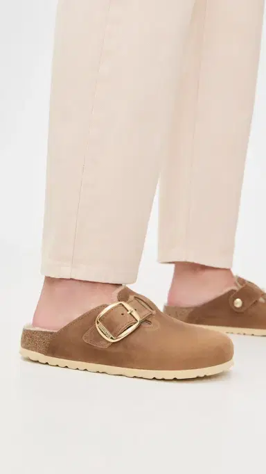 Birkenstock Boston Big Buckle Shearling Clogs Cognac 36 | Thumbnail 3 Birkenstock Boston Big Buckle Shearling Clogs Cognac 36 | Thumbnail 3