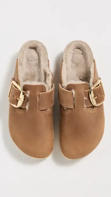 Birkenstock Boston Big Buckle Shearling Clogs Cognac 36 | Thumbnail 5 Birkenstock Boston Big Buckle Shearling Clogs Cognac 36 | Thumbnail 5