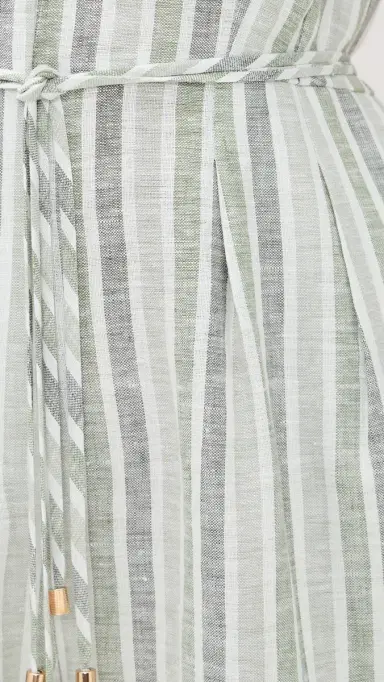 HEVRON Vivi Jumpsuit Sage Stripe | Thumbnail 6 HEVRON Vivi Jumpsuit Sage Stripe | Thumbnail 6