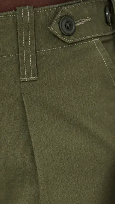 R13 Barrel Cargo Pants Olive Green | Thumbnail 6