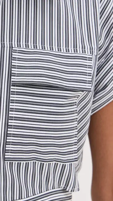 o.p.t o. p.t Rowe Dress Black White Stripe L | Thumbnail 6