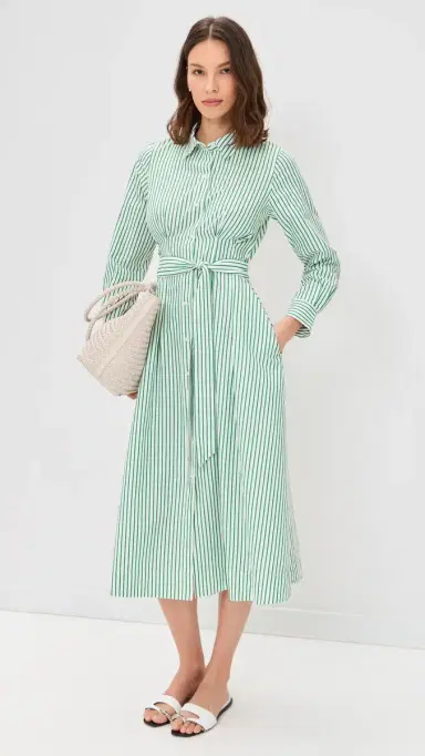XÍRENA imona Dress Trellis Green | Thumbnail 5