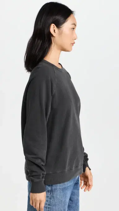 The Great. THE GREAT. The College Sweatshirt Washed Black 2 | Thumbnail 4