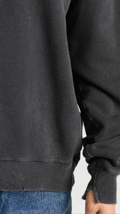 The Great. THE GREAT. The College Sweatshirt Washed Black 2 | Thumbnail 6
